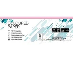 Spalvotas popierius College, A4, 80g, OPI74, flamingo rožinės spalvos, 50 lapų