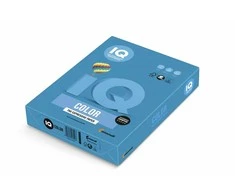 Spalvotas popierius IQ, A4, 160g, DB49, 250 lapų, tamsiai mėlynos spalvos