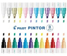 Spalvotas žymeklis Pilot Pintor, 8mm, mėlynos spalvos