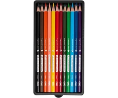Spalvoti pieštukai DELI EC00200, 12 spalvų