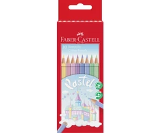 Spalvoti pieštukai Faber-Castell Pastel, 10 spalvų