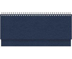 Stalinis kalendorius Timer Memo, 290x105mm, PU viršelis, tamsiai mėlynos spalvos