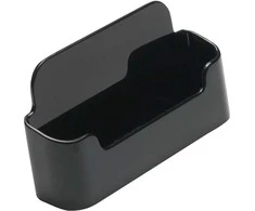 Stovas vizitinėms kortelėms 96x45x35mm, juodos spalvos