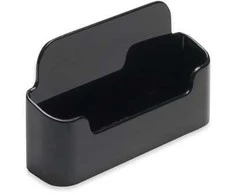 Stovas vizitinėms kortelėms 96x45x35mm, juodos spalvos
