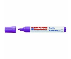 Tekstilės žymeklis Edding 4500, apvaliu galiuku, 2-3mm, neoninės violetinės spalvos