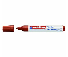 Tekstilės žymeklis Edding 4500, apvaliu galiuku, 2-3mm, rudos spalvos
