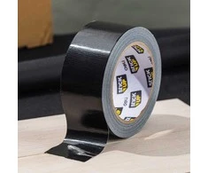 Tekstilinė lipni juosta Deli, 48mm x20m 230mic, juodos spalvos