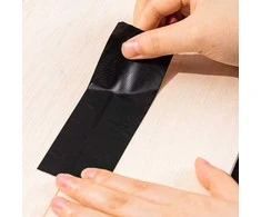 Tekstilinė lipni juosta Deli, 48mm x20m 230mic, juodos spalvos