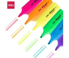 Teksto žymeklis DELI Accent 1-4mm geltonas