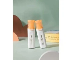 Teksto žymeklis DELI Macaron, 1-5mm, pastelinės oranžinės spalvos