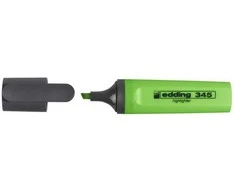 Teksto žymeklis Edding 345, kirstu galiuku, 2-5mm, žalios spalvos
