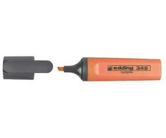 Teksto žymeklis Edding 345, kirstu galiuku, 2-5mm, oranžinės spalvos