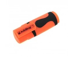 Teksto žymeklis Edding Mini e-7, kirstu galiuku, 1-3mm, oranžinės spalvos, 1vnt