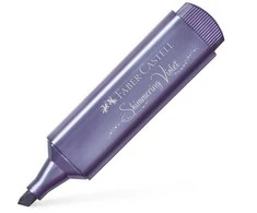Teksto žymeklis Faber-Castell Metallic, violetinės spalvos