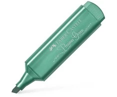 Teksto žymeklis Faber-Castell Metallic, žalios spalvos