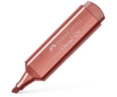 Teksto žymeklis Faber-Castell Metallic, raudonos spalvos