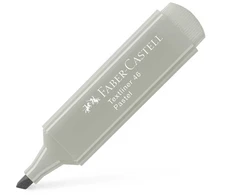 *Teksto žymeklis Faber-Castell, pilkos spalvos,kirstu galiuku, 1,2 - 5mm