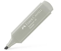 *Teksto žymeklis Faber-Castell, pilkos spalvos,kirstu galiuku, 1,2 - 5mm