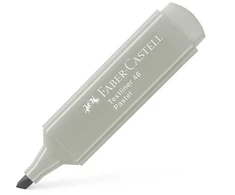 *Teksto žymeklis Faber-Castell, pilkos spalvos,kirstu galiuku, 1,2 - 5mm