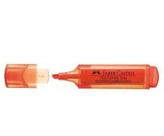 Teksto žymeklis Faber-Castell Superfluorecent, oranžinis