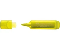 Teksto žymeklis Faber-Castell Superfluorecent, geltonos spalvos