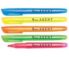 *Teksto žymeklis Forpus Agent, 1-4mm, kirstu galiuku, mėlynos spalvos