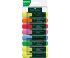 Teksto žymeklių rinkinys Faber-Castell 48, 8 spalvos