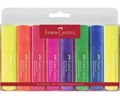 Teksto žymeklių rinkinys Faber-Castell Superfluorescent 8 spalvų