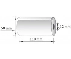 Terminė kasos juosta, 110x25m/12mm (maks.diam. 50mm)