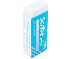 Trintukas DELI Scribe Plus Eco-PVC baltas