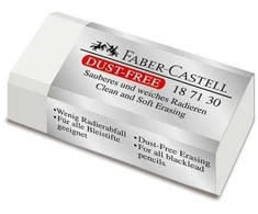 Trintukas Faber-Castell Dust Free, baltos spalvos