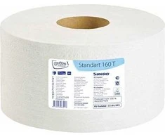 Tualetinis popierius Grite standart 180T, 2 sluoksniai, pilkos spalvos, 180m, 1vnt
