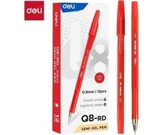 Tušinukas DELI, EQ8, 0.5mm., raudonos spalvos