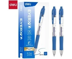 Tušinukas DELI Every, 0.7 mm, mėlynos spalvos