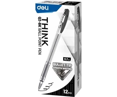 Tušinukas Deli Q2 0.7mm juodas