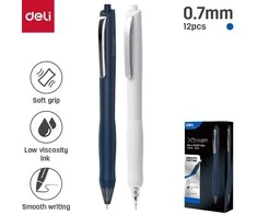 Tušinukas DELI Xtream Smooth Q48-BL, 0.7mm, mėlynos spalvos tušas