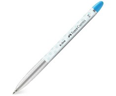 Faber-castell K-one rašiklis, 0,5 mm, mėlynas, vandeniui atsparus