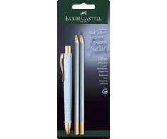 Tušinukas Faber-Castell PolyBall Urban XB 0.6mm, + 2 pieštukai, melsvos spalvos