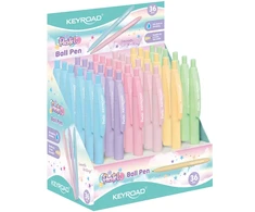 *Tušinukas Keyroad, 1.0mm, mėlynas, pastelinių spalvų korpusas