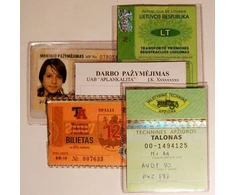 U formos vokelis automobilio registracijos liudijimui, 78x108mm, plastikinis, skaidrus