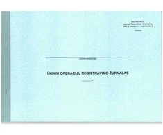 Ūkinių operacijų registravimo žurnalas, horizontalus