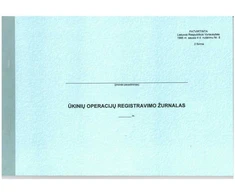 Ūkinių operacijų registravimo žurnalas, horizontalus