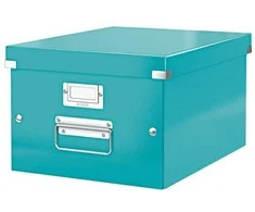 Universali dėžė Leitz Click&amp;Store Medium, 281x200x369mm, ledo mėlynos spalvos