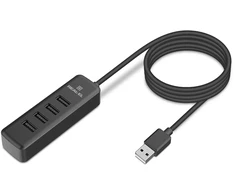 USB šakotuvas REAL-EL HQ-175 juodos spalvos