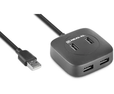 USB šakotuvas REAL-EL HQ-177 juodos spalvos
