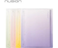 Užrašų knygelė „Nusign“ A5/40L, linijuota, su spirale, plastikiniai viršeliai