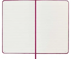 Užrašų knygutė Moleskine, 13x21cm, kietais viršeliais, rožinės spalvos