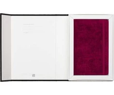 Užrašų knygutė Moleskine, 13x21cm, kietais viršeliais, rožinės spalvos