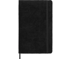 Užrašų knygutė Moleskine, 13x21cm, kietais viršeliais, juodos spalvos