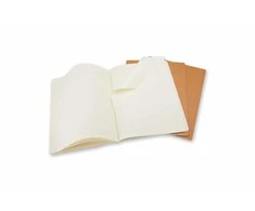*Užrašų knygutė Moleskine Cahier 13x21cm, linijomis, minkštu viršeliu, rudos spalvos